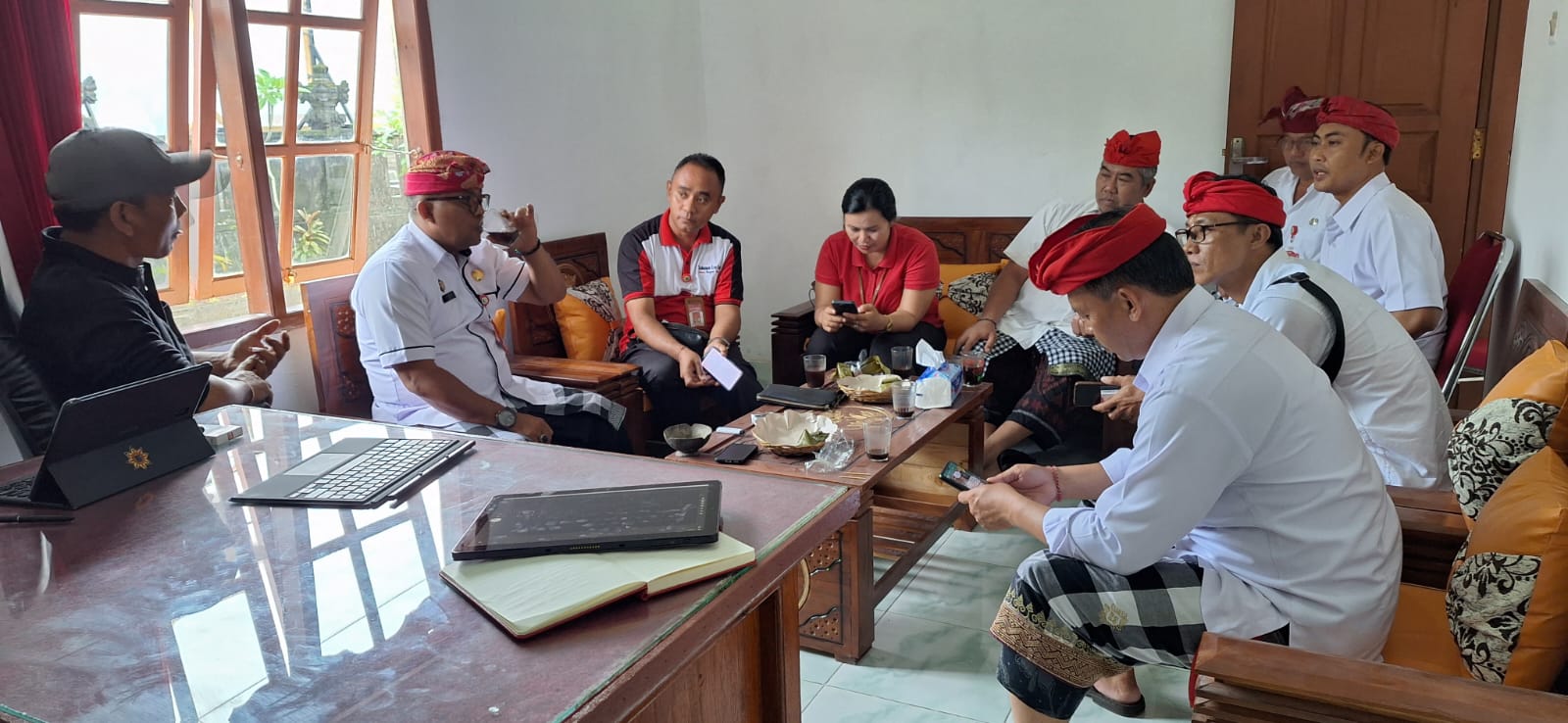 Persiapan Bungan Desa 